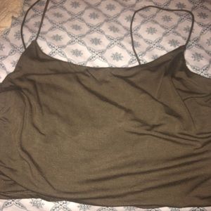 Garage Bungee Dark Green Cami